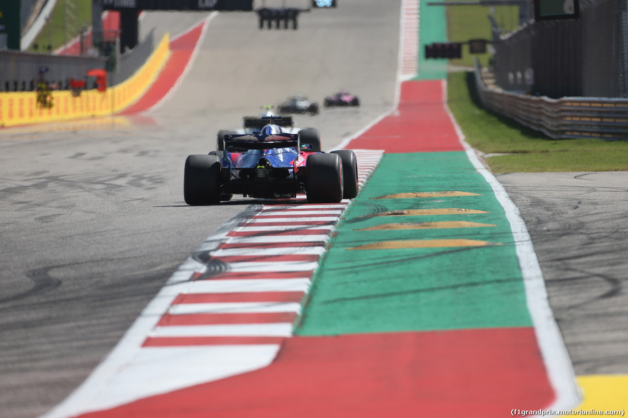 GP USA, 21.10.2018- Gara, Brendon Hartley (FRA) Scuderia Toro Rosso STR13