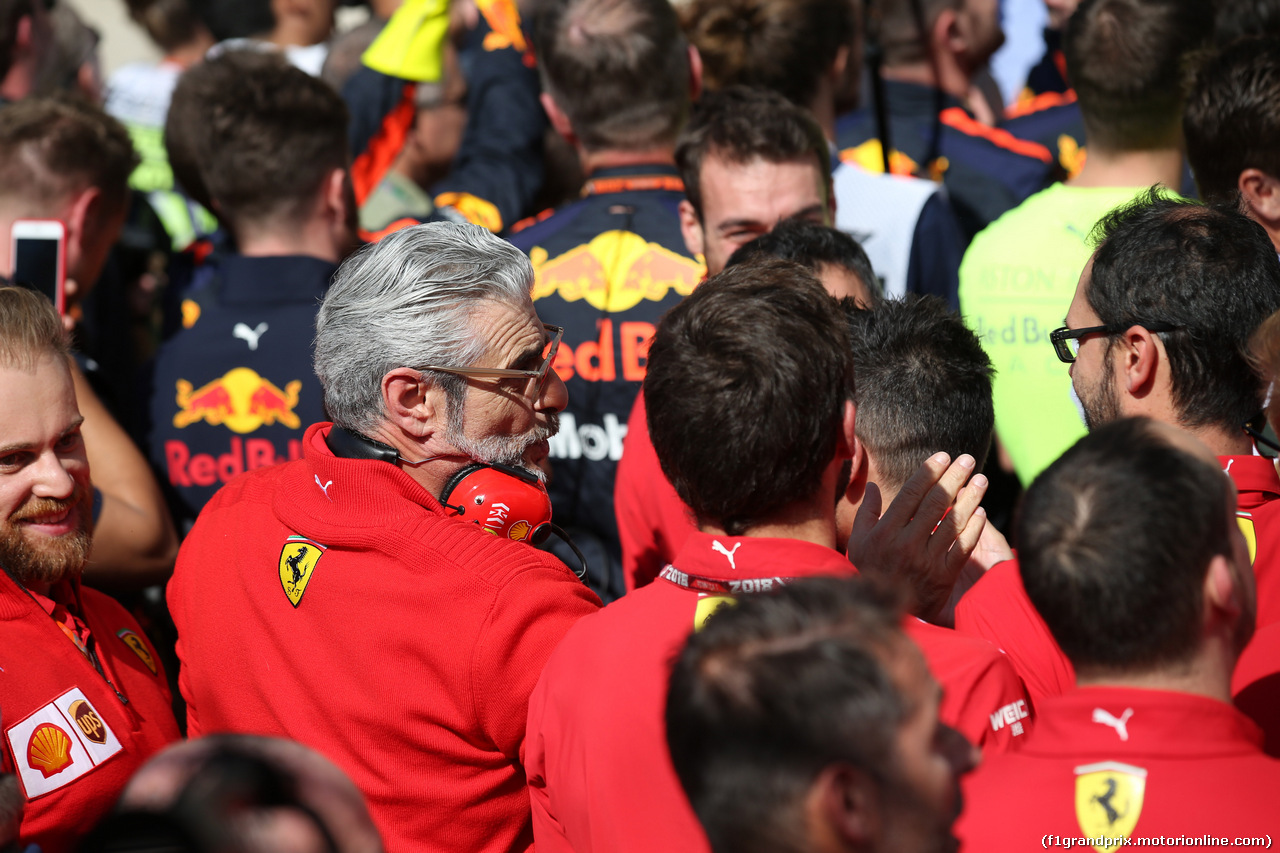 GP USA, 21.10.2018- Maurizio Arrivabene (ITA) Ferrari Team Principal