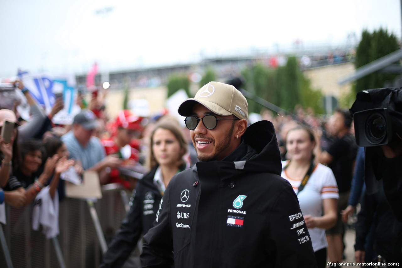 GP USA, 20.10.2018- Autograph Session, Lewis Hamilton (GBR) Mercedes AMG F1 W09