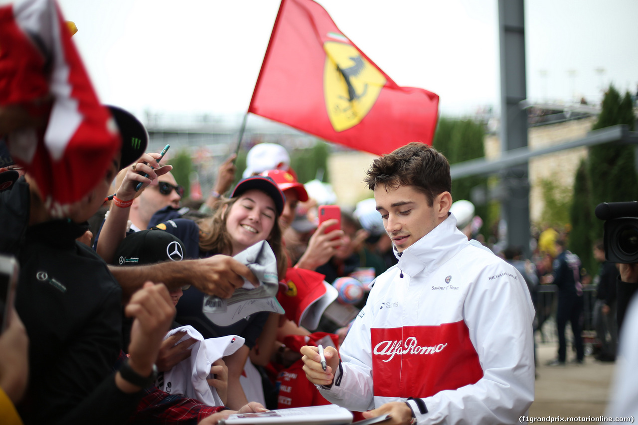 GP USA, 20.10.2018- Autograph Session, Charles Leclerc (GER) Alfa Romeo Sauber C37