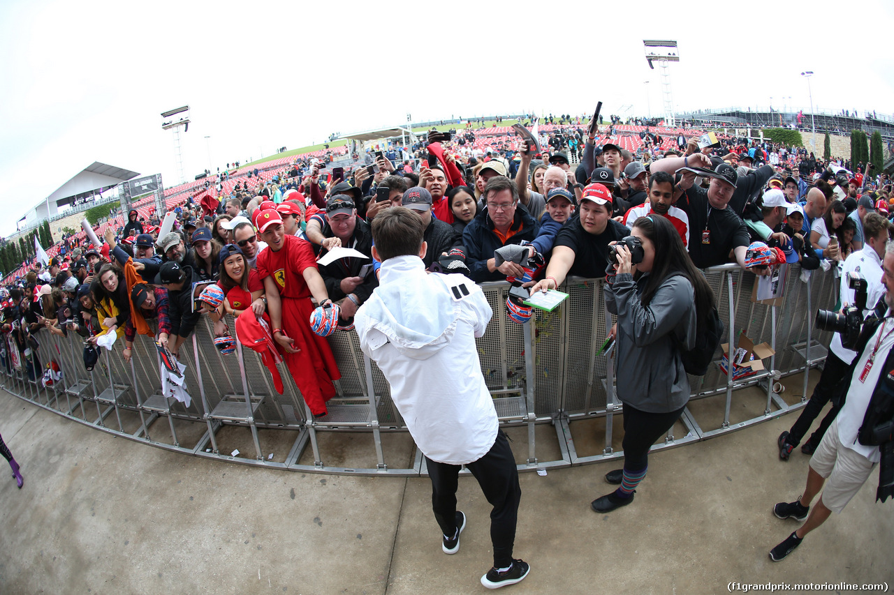 GP USA, 20.10.2018- Autograph Session, Charles Leclerc (GER) Alfa Romeo Sauber C37