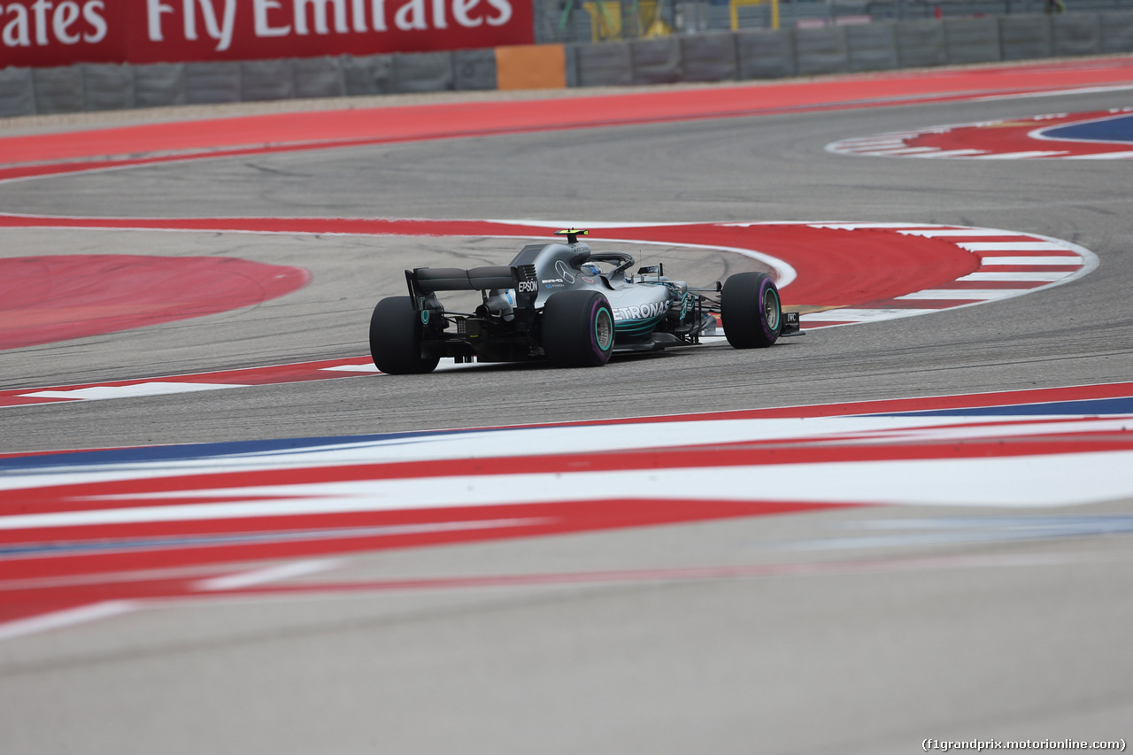 GP USA, 20.10.2018- Prove Libere 3, Valtteri Bottas (FIN) Mercedes AMG F1 W09