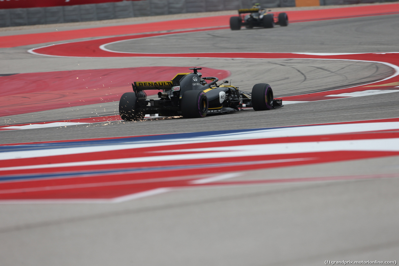 GP USA, 20.10.2018- Prove Libere 3, Carlos Sainz Jr (ESP) Renault Sport F1 Team RS18