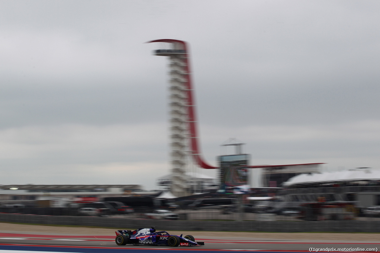 GP USA, 20.10.2018- Prove Libere 3, Brendon Hartley (FRA) Scuderia Toro Rosso STR13