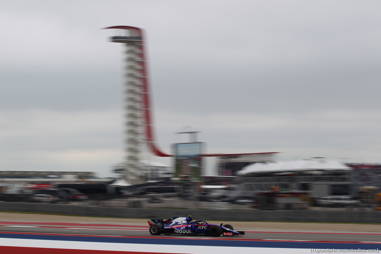 GP USA, 20.10.2018- Prove Libere 3, Pierre Gasly (FRA) Scuderia Toro Rosso STR13