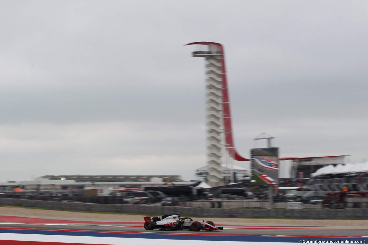 GP USA, 20.10.2018- Prove Libere 3, Kevin Magnussen (DEN) Haas F1 Team VF-18