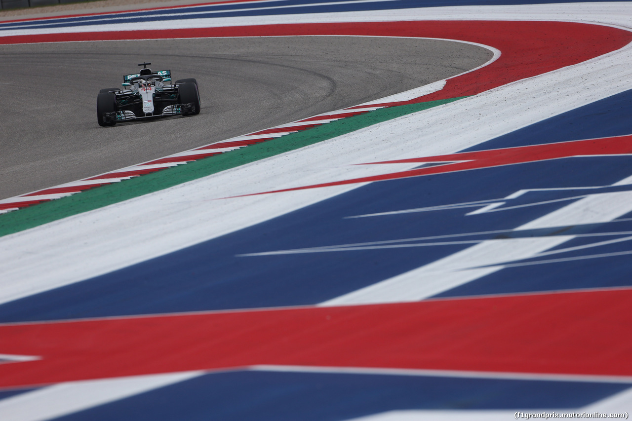 GP USA, 20.10.2018- Prove Libere 3, Lewis Hamilton (GBR) Mercedes AMG F1 W09