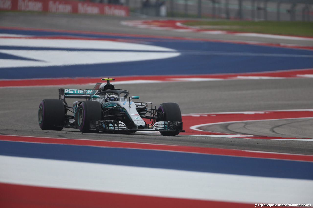 GP USA, 20.10.2018- Prove Libere 3, Valtteri Bottas (FIN) Mercedes AMG F1 W09