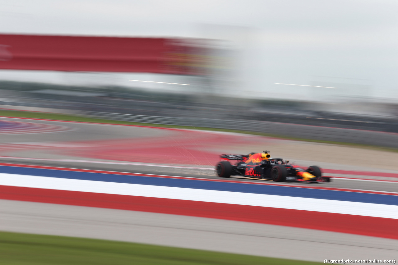 GP USA, 20.10.2018- Prove Libere 3, Daniel Ricciardo (AUS) Red Bull Racing RB14
