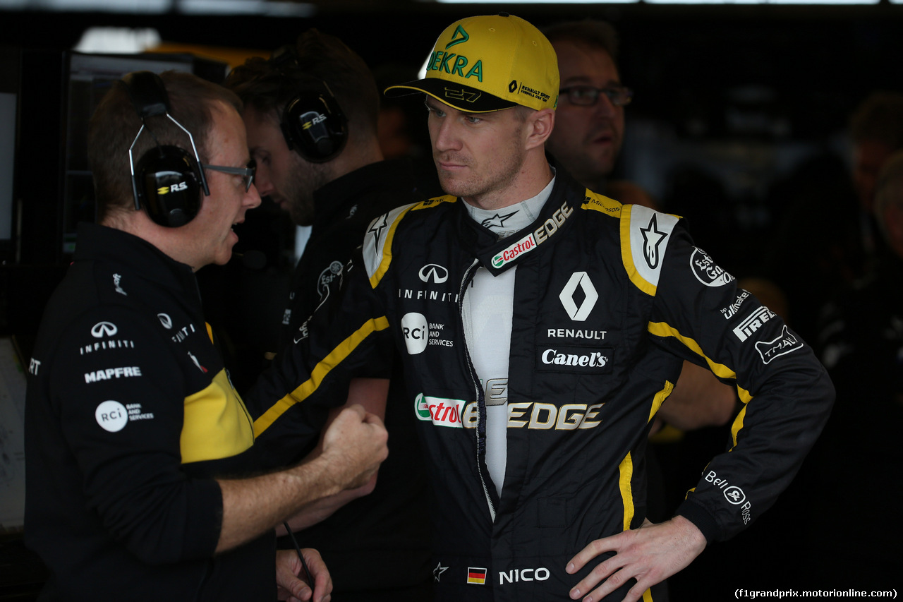 GP USA, 20.10.2018- Prove Libere 3, Nico Hulkenberg (GER) Renault Sport F1 Team RS18