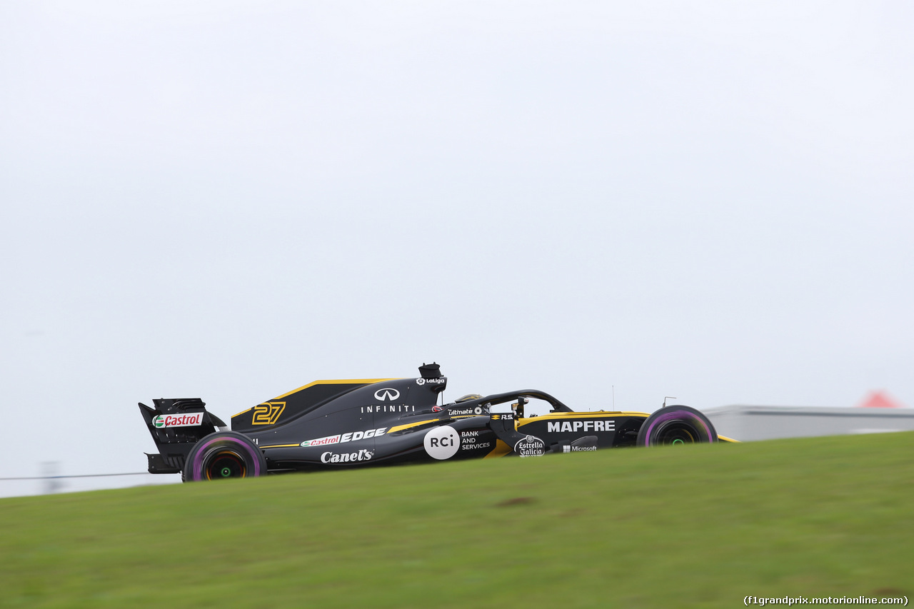 GP USA, 20.10.2018- Prove Libere 3, Nico Hulkenberg (GER) Renault Sport F1 Team RS18