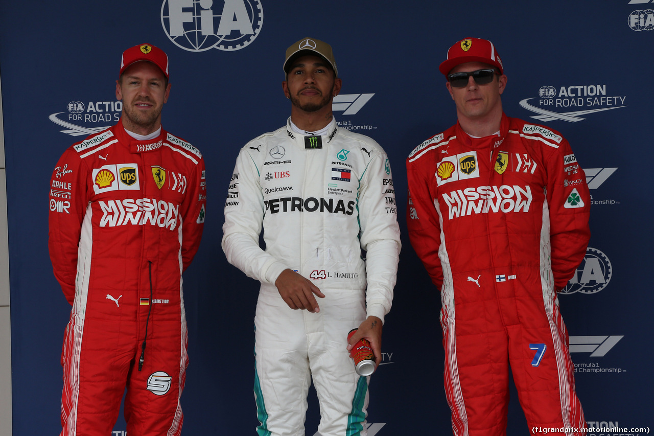 GP USA, 20.10.2018- Pole Position Pirelli Award, Lewis Hamilton (GBR) Mercedes AMG F1 W09