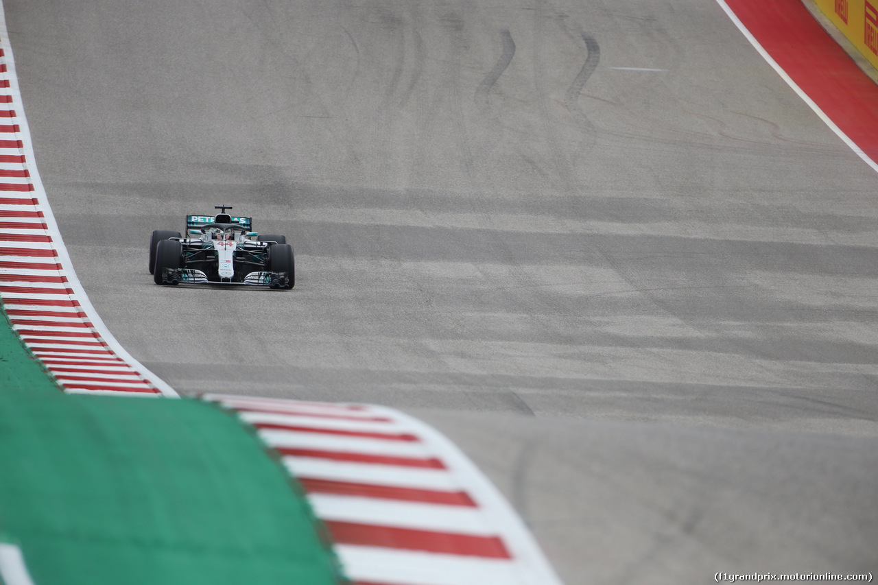 GP USA, 20.10.2018- Qualifiche, Lewis Hamilton (GBR) Mercedes AMG F1 W09