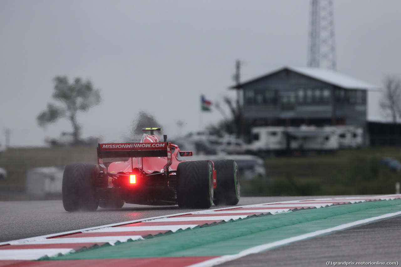 GP USA, 19.10.2018- free Practice 1, Kimi Raikkonen (FIN) Ferrari SF71H