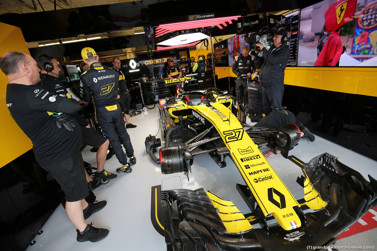 GP USA, 19.10.2018- free Practice 1, Nico Hulkenberg (GER) Renault Sport F1 Team RS18