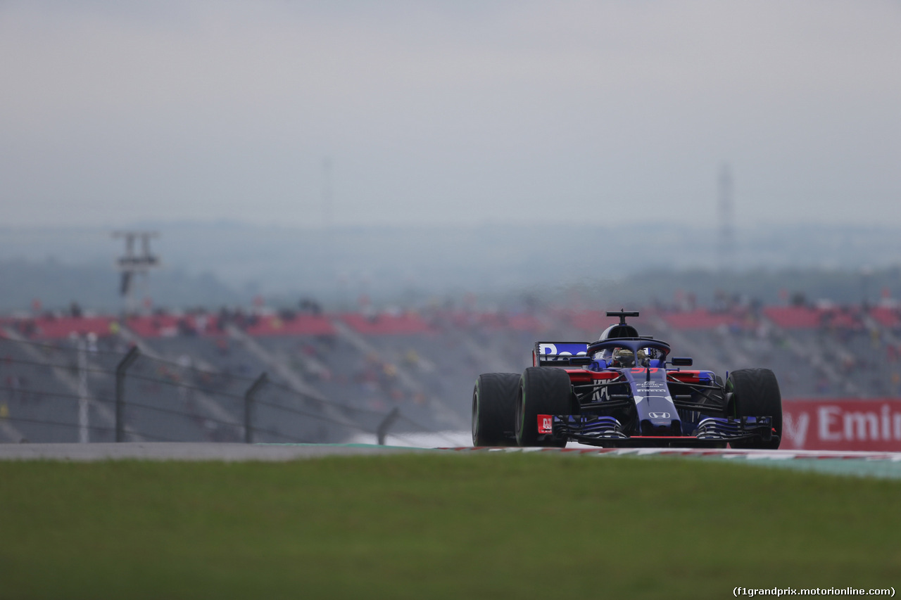 GP USA, 19.10.2018- free Practice 1, Sean Gelael (IDN) Scuderia Toro Rosso STR13 Test Driver.