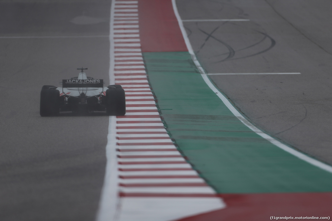 GP USA, 19.10.2018- free Practice 1, Romain Grosjean (FRA) Haas F1 Team VF-18
