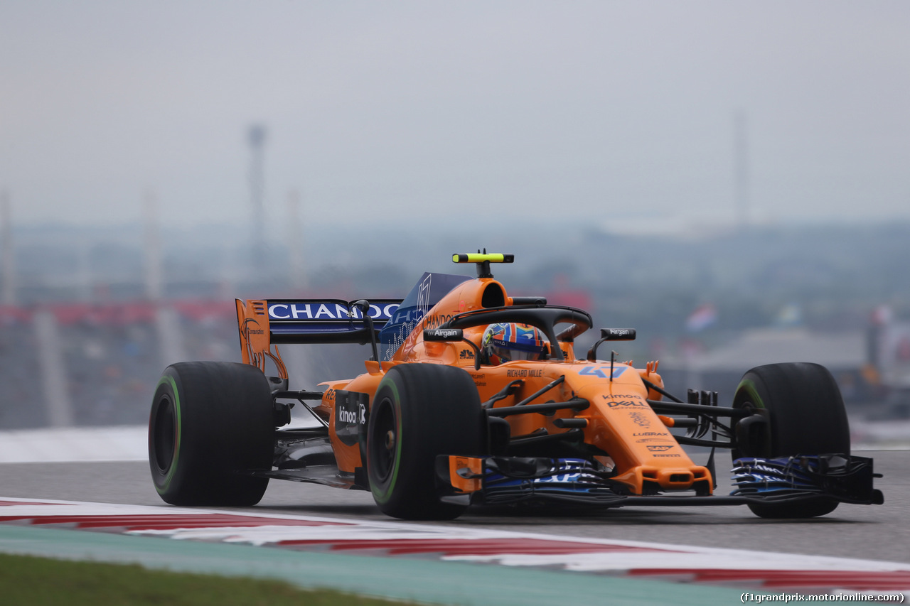 GP USA, 19.10.2018- free Practice 1, Lando Norris (GBR) Test Driver, McLaren MCL33