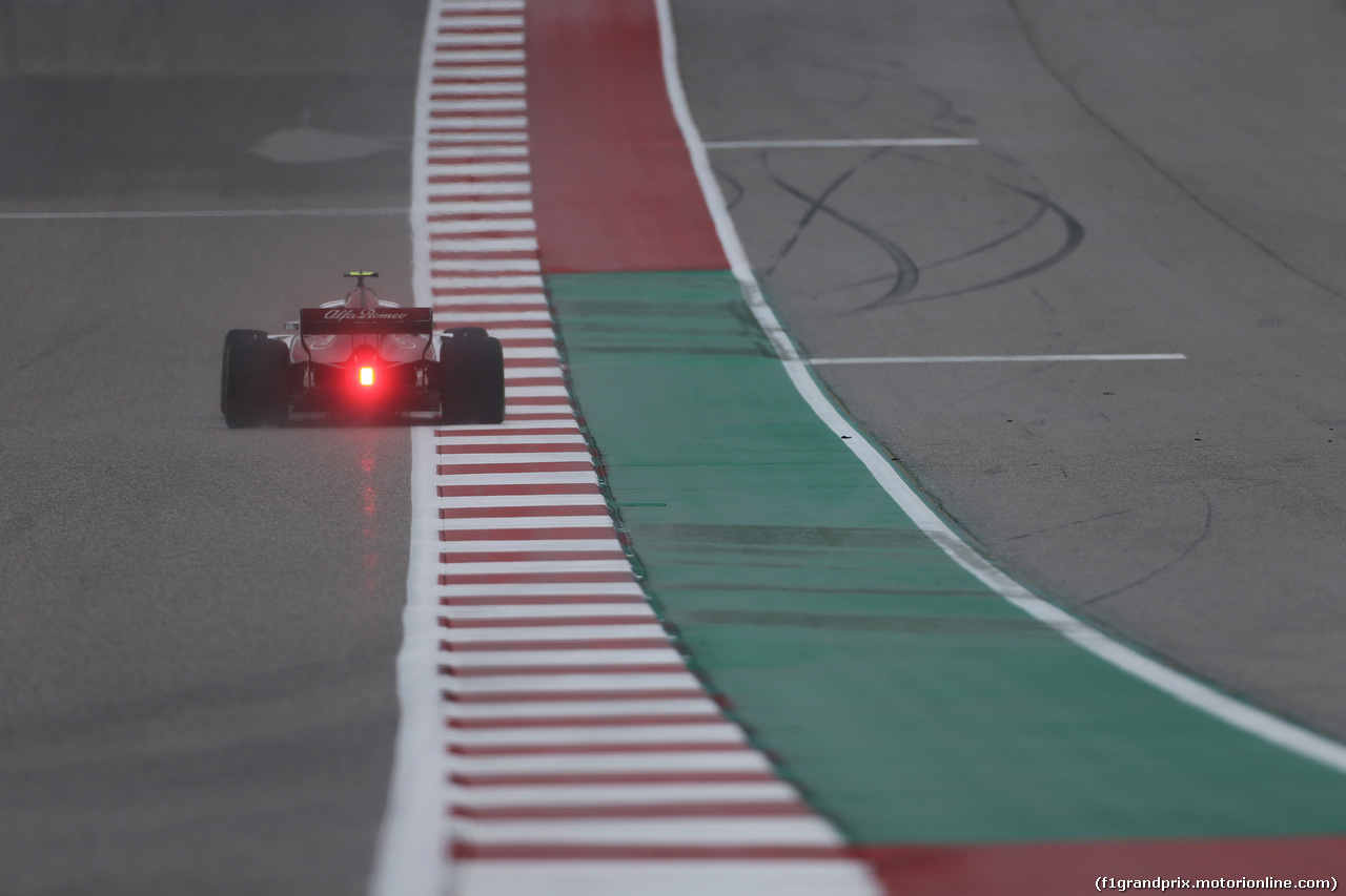 GP USA, 19.10.2018- free Practice 1, Charles Leclerc (GER) Alfa Romeo Sauber C37