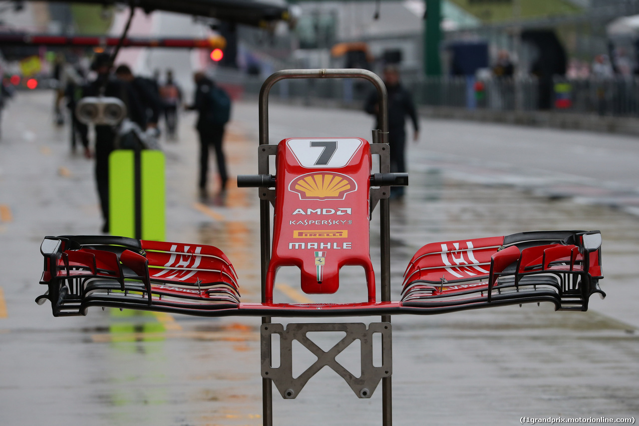 GP USA, 19.10.2018- free Practice 1, Ferrari SF71H Frontal Wing
