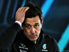 MERCEDES F1 W09, Toto Wolff (GER) Mercedes AMG F1 Shareholder e Executive Director with the media.
22.02.2018.