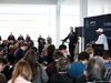 MERCEDES F1 W09, Lewis Hamilton (GBR) Mercedes AMG F1 with the media.
22.02.2018.