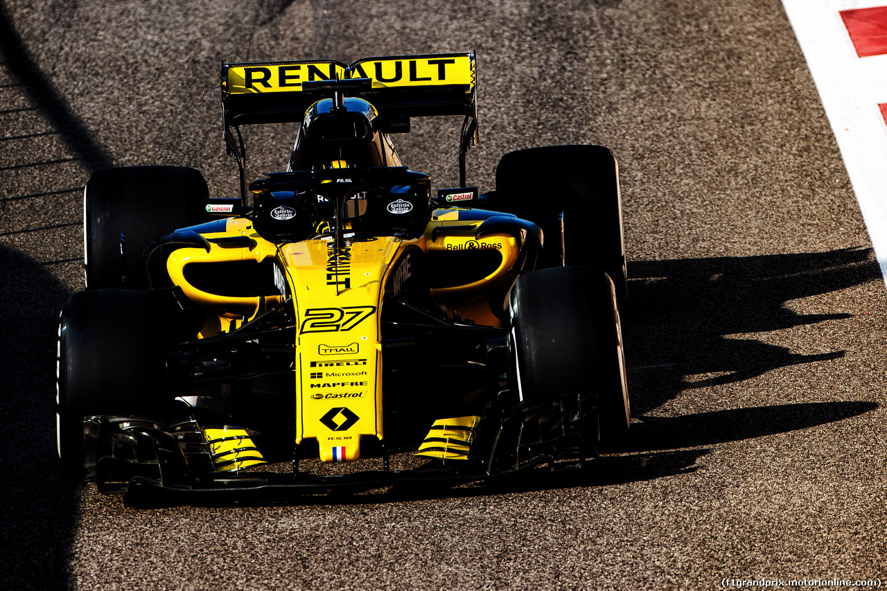 TEST F1 ABU DHABI 27 NOVEMBRE