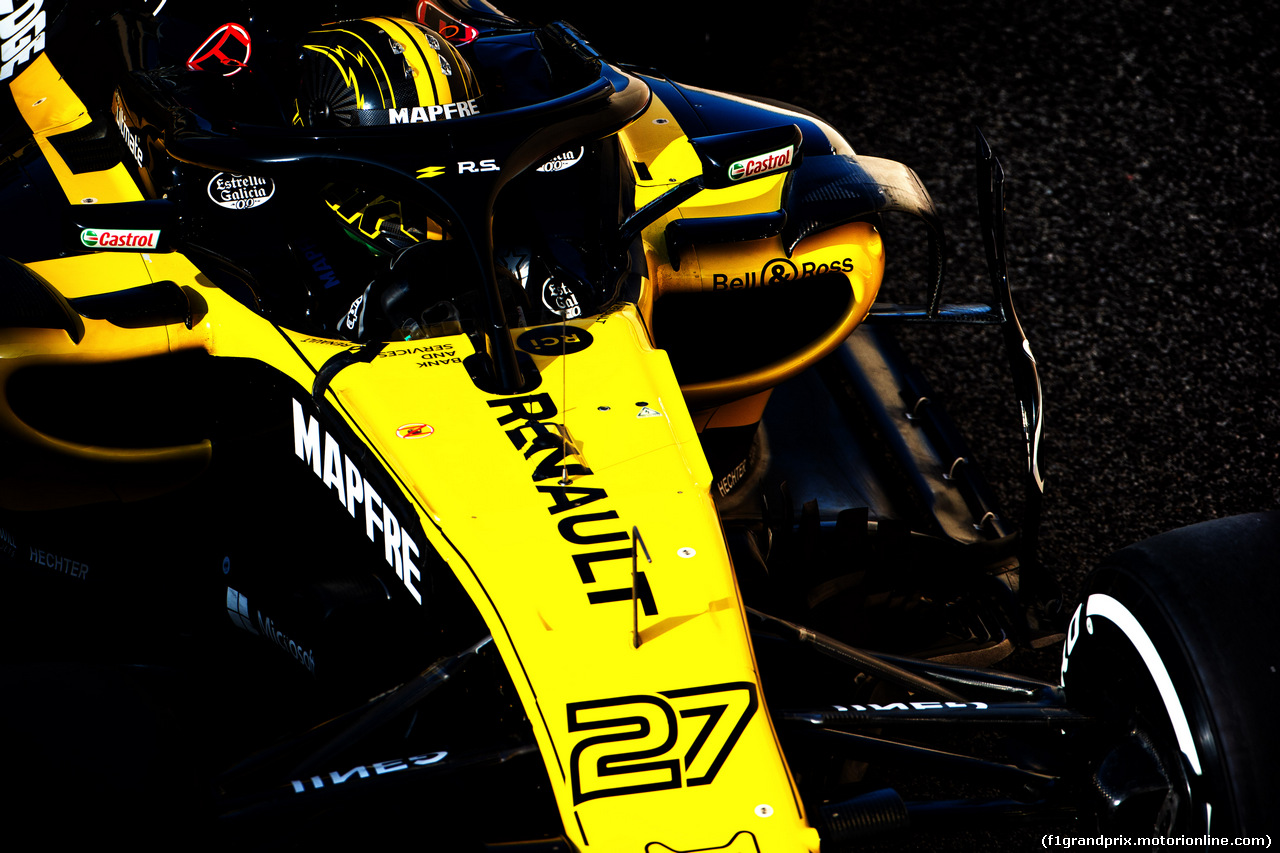 TEST F1 ABU DHABI 27 NOVEMBRE, Nico Hulkenberg (GER) Renault Sport F1 Team RS18.
27.11.2018.