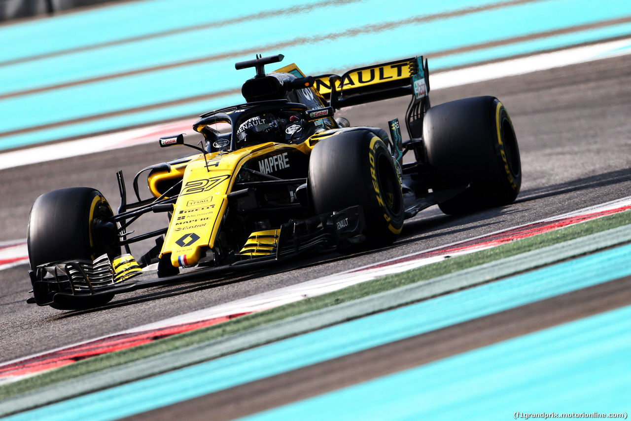 TEST F1 ABU DHABI 27 NOVEMBRE