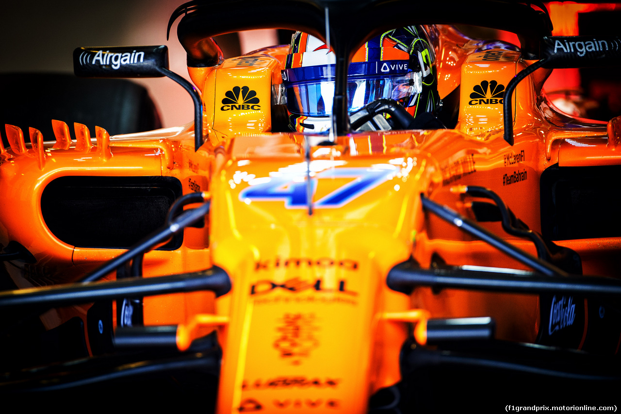 TEST F1 ABU DHABI 27 NOVEMBRE, Lando Norris (GBR) McLaren MCL33 Test Driver.
27.11.2018.