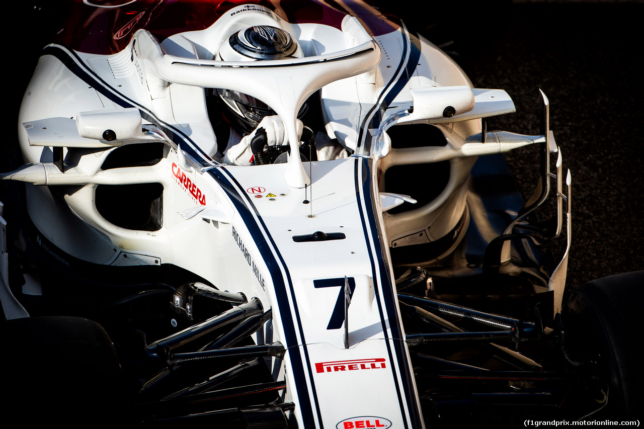 TEST F1 ABU DHABI 27 NOVEMBRE, Kimi Raikkonen (FIN) Sauber C37.
27.11.2018.