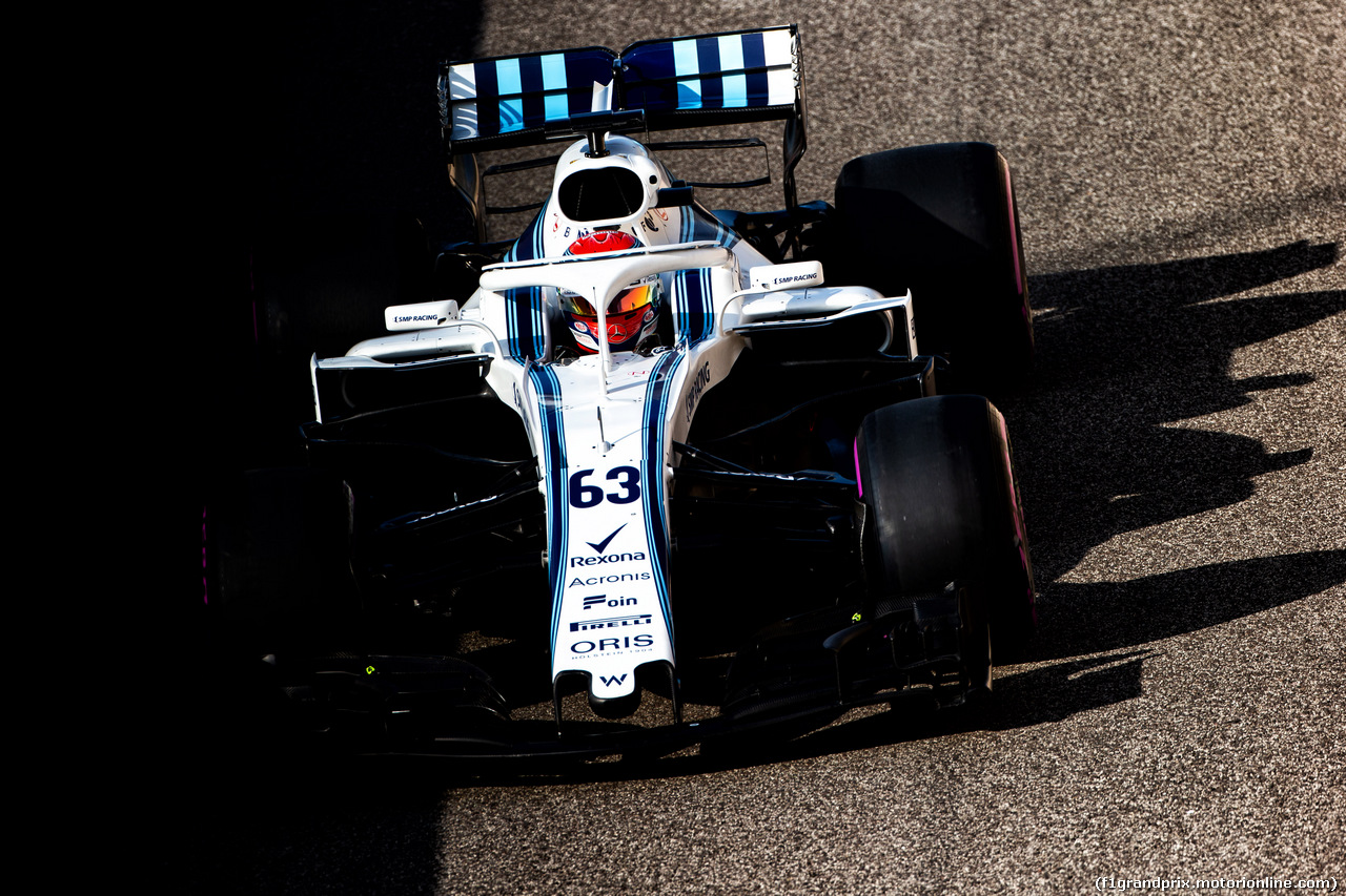 TEST F1 ABU DHABI 27 NOVEMBRE