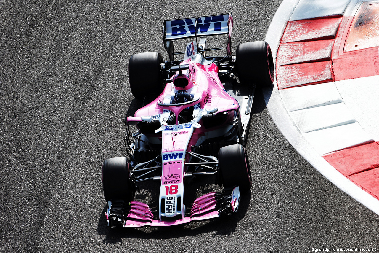 TEST F1 ABU DHABI 27 NOVEMBRE