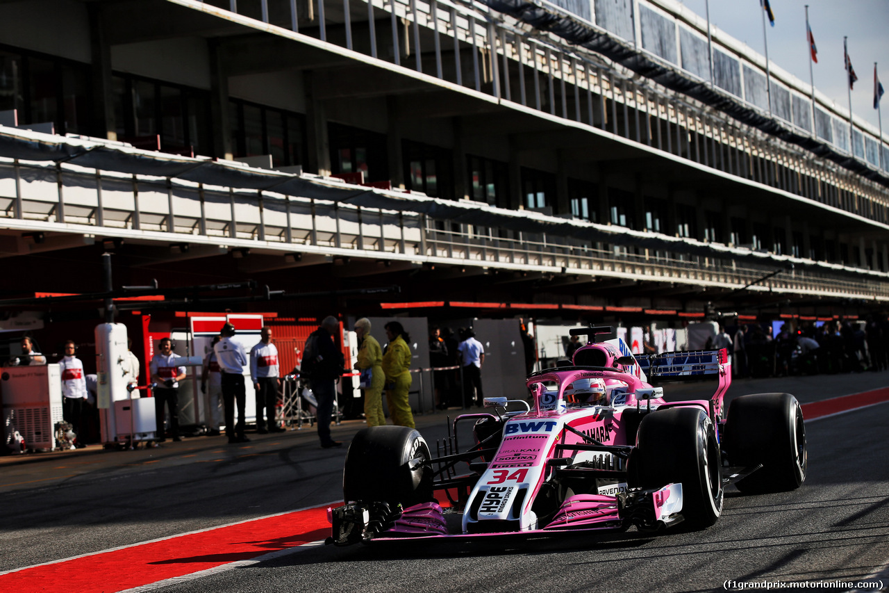TEST F1 BARCELLONA 15 MAGGIO, Nicholas Latifi (CDN) Sahara Force India F1 VJM11 Development Driver.
15.05.2018.