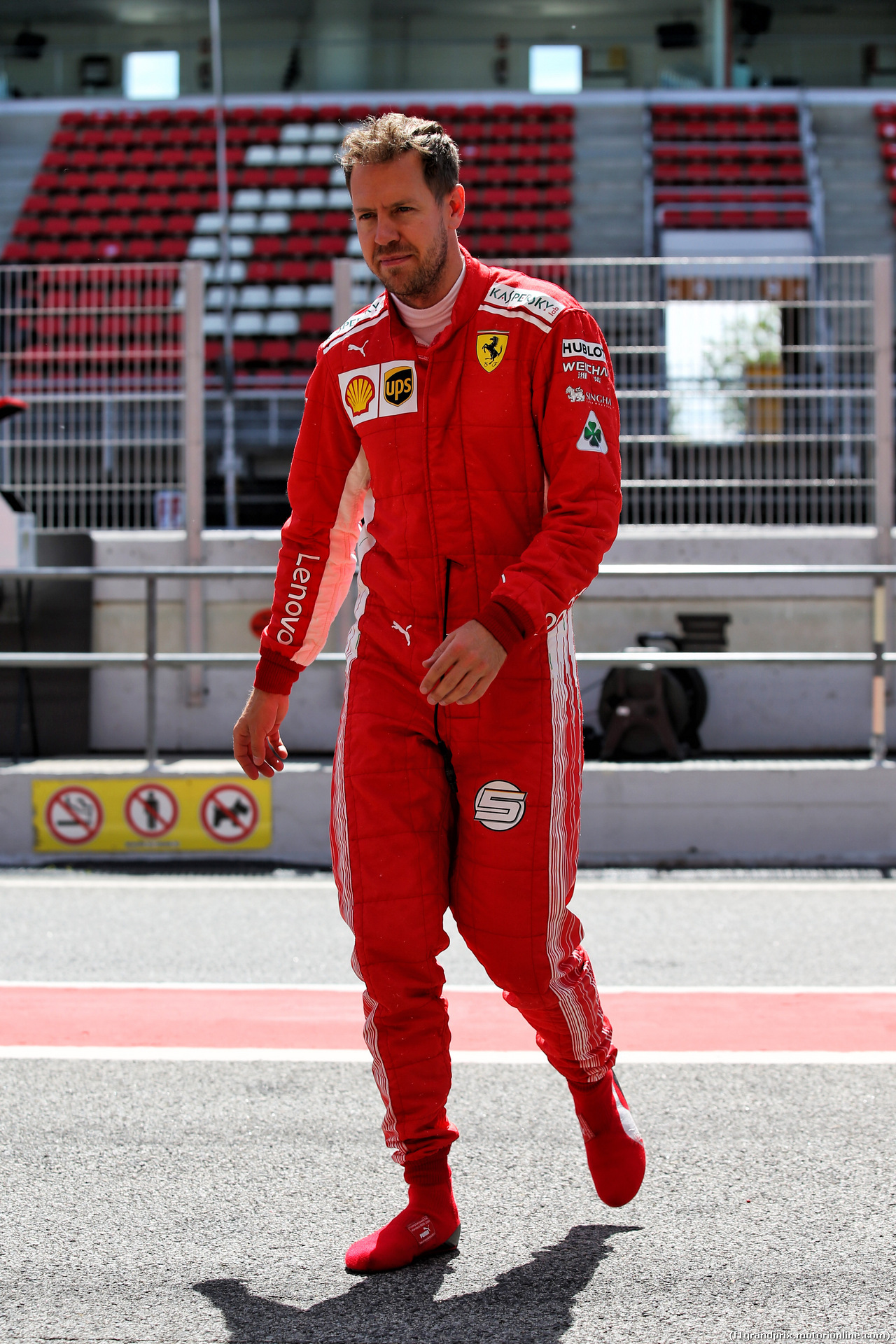 TEST F1 BARCELLONA 15 MAGGIO, Sebastian Vettel (GER) Ferrari.
15.05.2018.