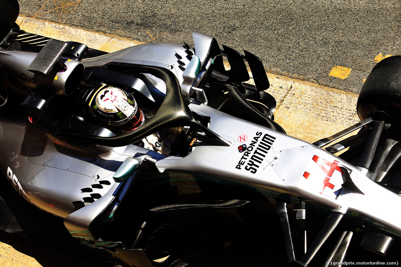 TEST F1 BARCELLONA 15 MAGGIO, Lewis Hamilton (GBR) Mercedes AMG F1 W09.
15.05.2018.