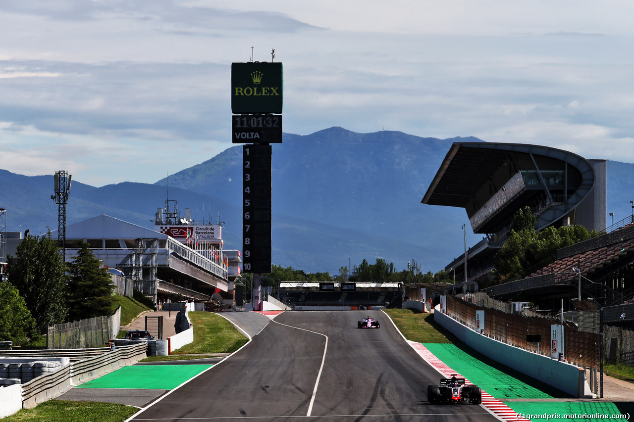 TEST F1 BARCELLONA 15 MAGGIO, Romain Grosjean (FRA) Haas F1 Team VF-18.
15.05.2018.