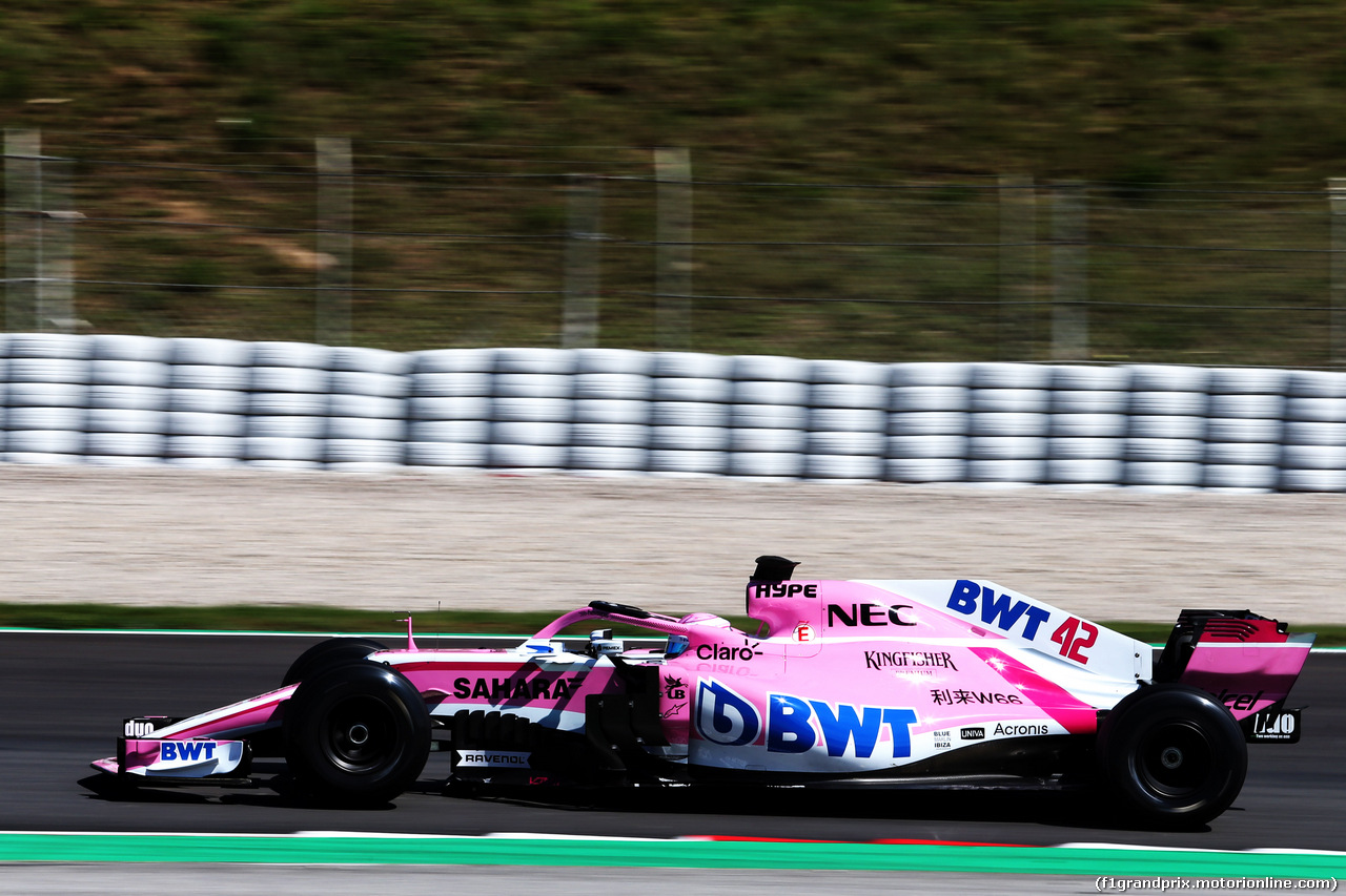 TEST F1 BARCELLONA 15 MAGGIO, George Russell (GBR) Sahara Force India F1 VJM11 Test Driver.
15.05.2018.