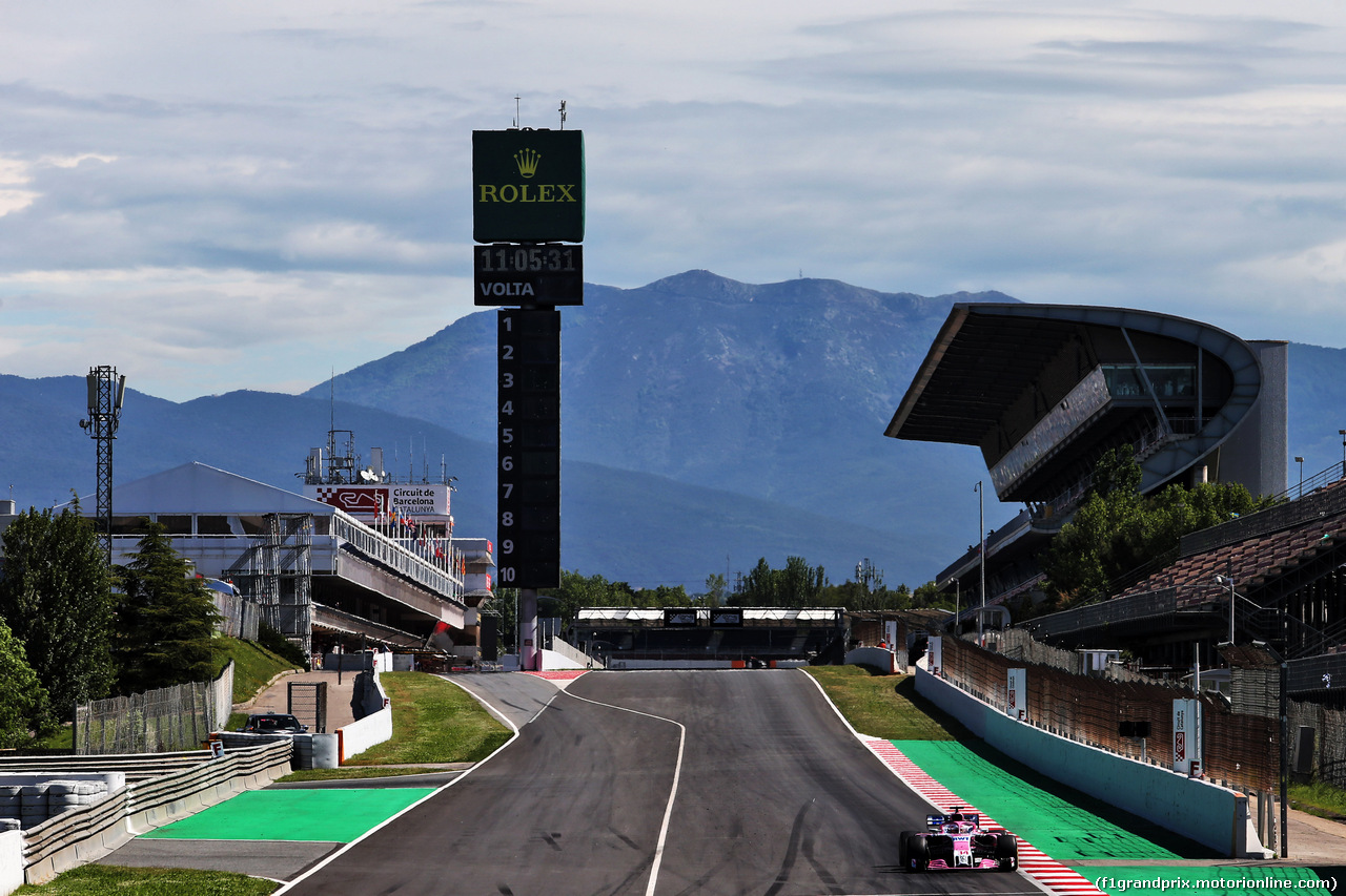 TEST F1 BARCELLONA 15 MAGGIO, Nicholas Latifi (CDN) Sahara Force India F1 VJM11 Development Driver.
15.05.2018.
