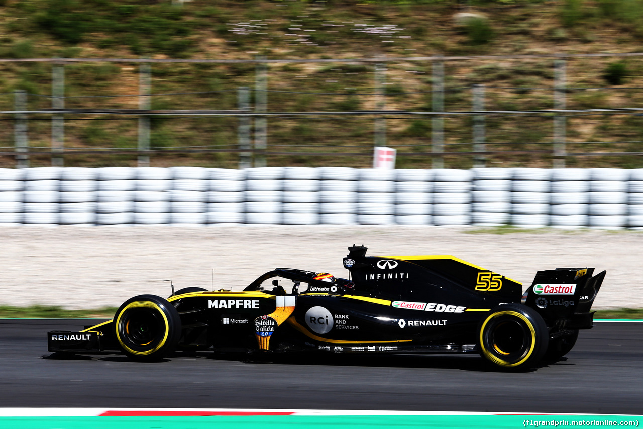 TEST F1 BARCELLONA 15 MAGGIO, Carlos Sainz Jr (ESP) Renault Sport F1 Team RS18.
15.05.2018.