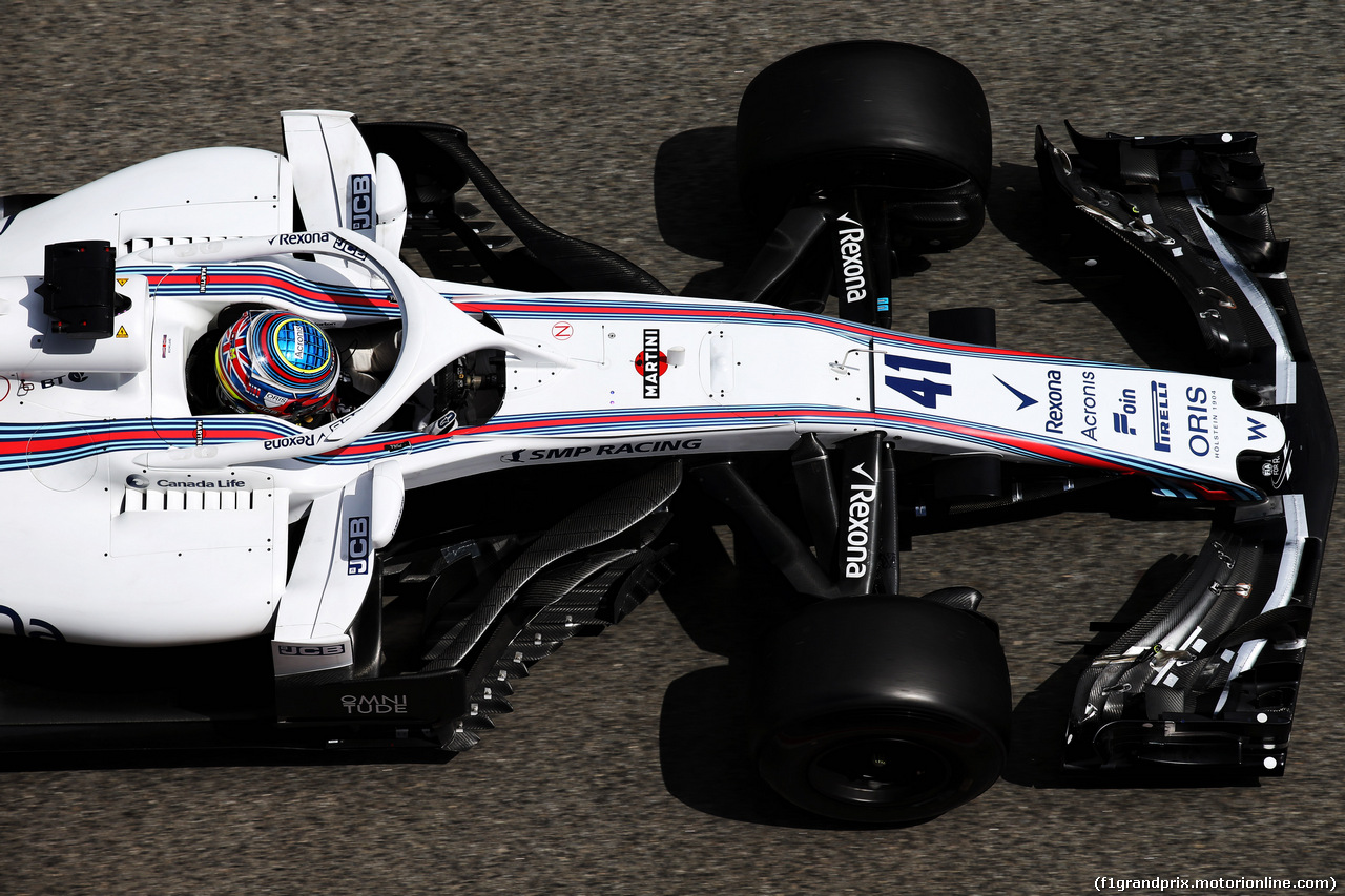 TEST F1 BARCELLONA 15 MAGGIO, Oliver Rowland (GBR) Williams FW41 Test Driver.
15.05.2018.