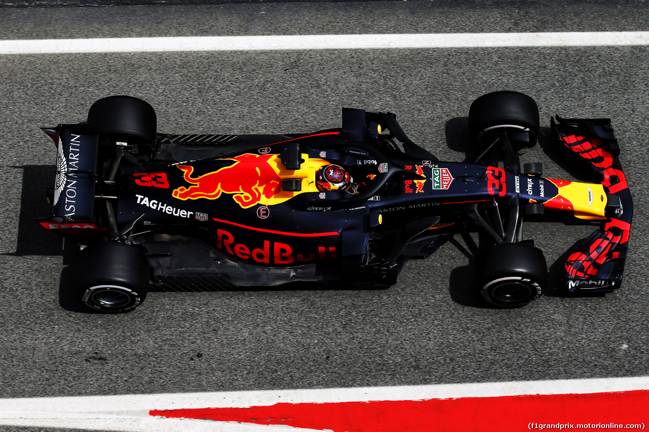 TEST F1 BARCELLONA 15 MAGGIO, Max Verstappen (NLD) Red Bull Racing RB14.
15.05.2018.