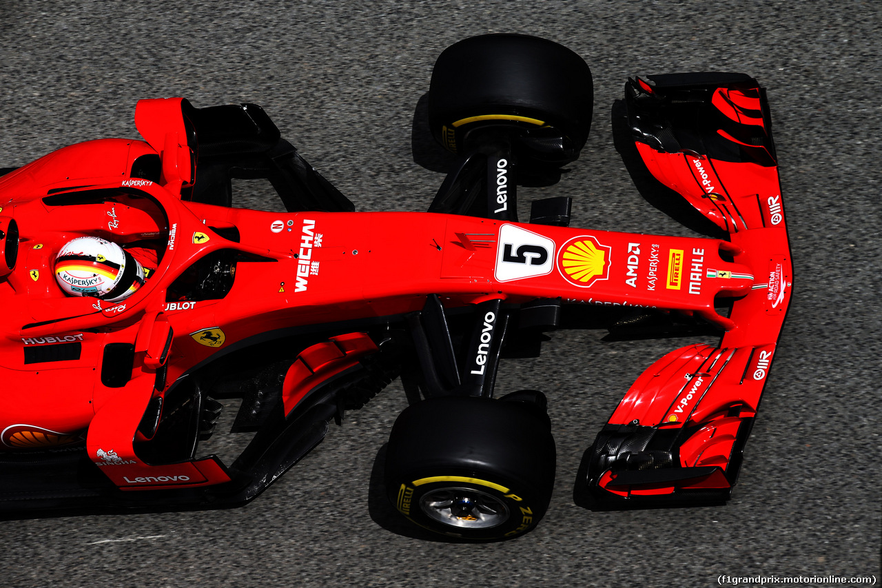 TEST F1 BARCELLONA 15 MAGGIO, Sebastian Vettel (GER) Ferrari SF71H.
15.05.2018.