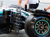 TEST F1 BARCELLONA 15 MAGGIO, Lewis Hamilton (GBR) Mercedes AMG F1 W09 front wheel sensor equipment.
15.05.2018.