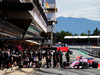 TEST F1 BARCELLONA 15 MAGGIO, (L to R): Nicholas Latifi (CDN) Sahara Force India F1 VJM11 Development Driver e George Russell (GBR) Sahara Force India F1 VJM11 Test Driver in the pits.
15.05.2018.