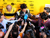 TEST F1 BARCELLONA 15 MAGGIO, Carlos Sainz Jr (ESP) Renault Sport F1 Team with the media.
15.05.2018.