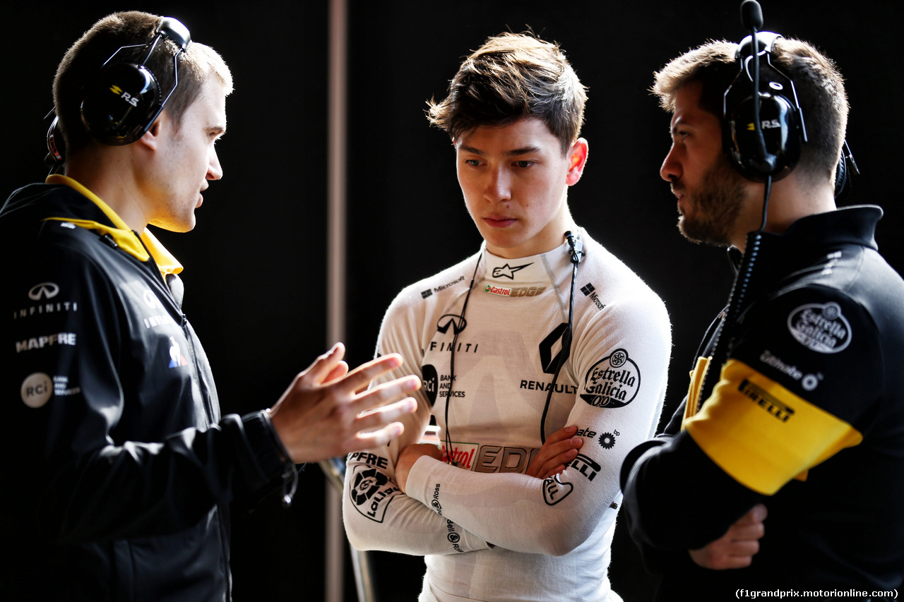 TEST F1 BARCELLONA 16 MAGGIO, Jack Aitken (GBR) / (KOR) Renault Sport F1 Team Test e Reserve Driver.
16.05.2018.