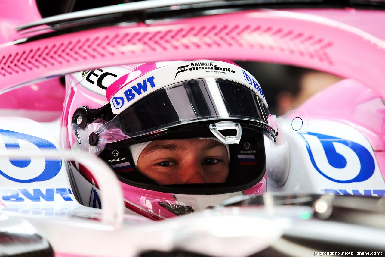 TEST F1 BARCELLONA 16 MAGGIO, Nikita Mazepin (RUS) Sahara Force India F1 VJM11 Development Driver.
16.05.2018.
