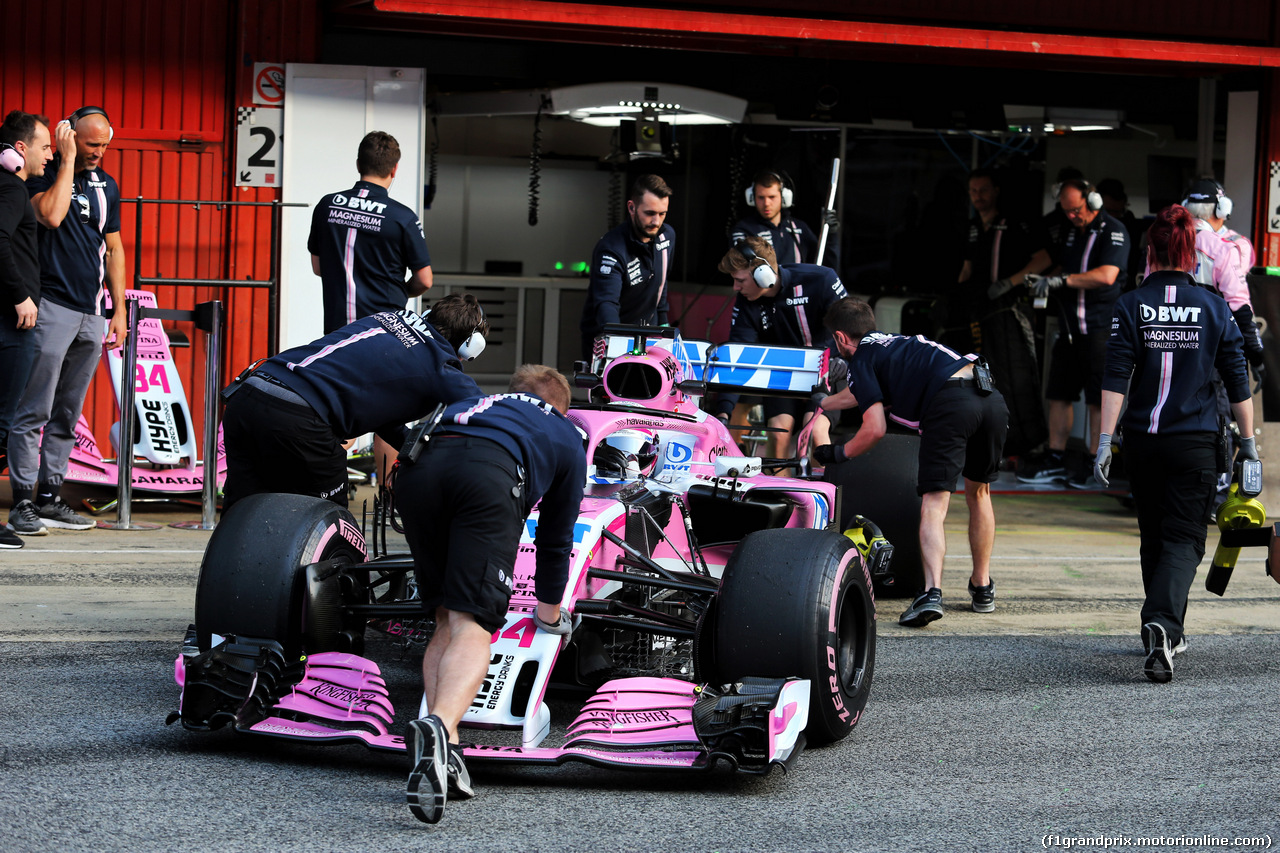 TEST F1 BARCELLONA 16 MAGGIO, Nikita Mazepin (RUS) Sahara Force India F1 VJM11 Development Driver.
16.05.2018.