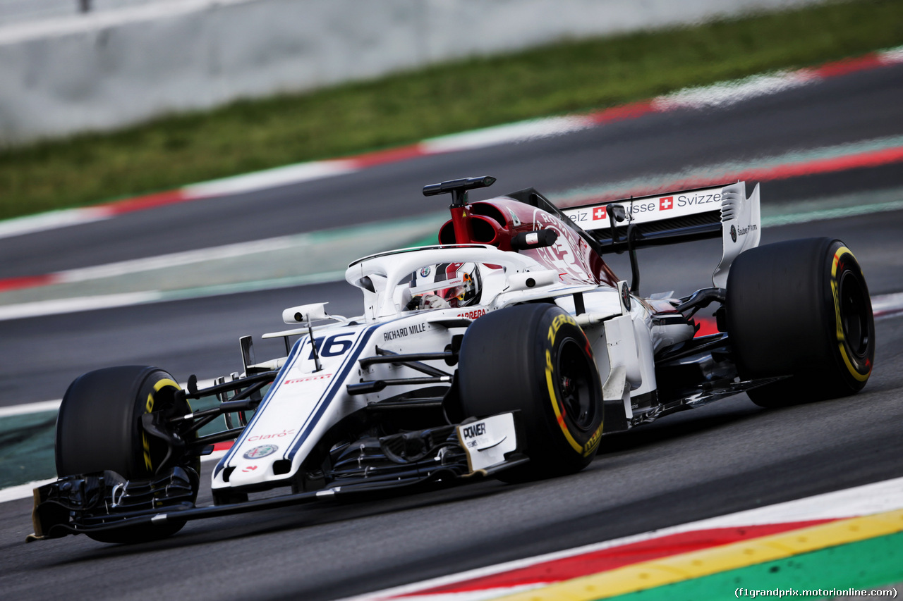 TEST F1 BARCELLONA 16 MAGGIO, Charles Leclerc (MON) Sauber F1 Team C37.
16.05.2018.